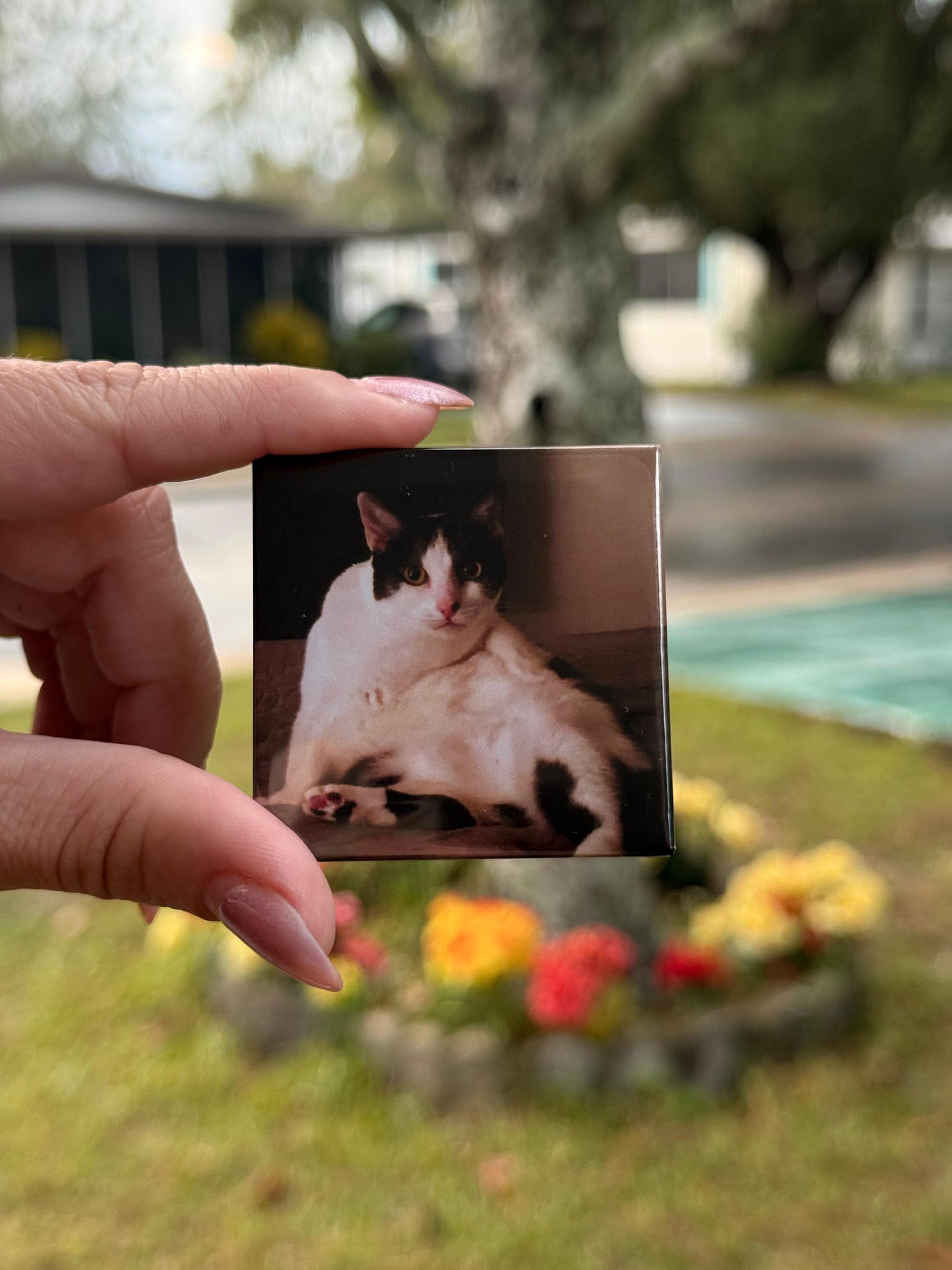 Personalized refrigerator magnet